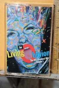 1993 Living In Oblivion Cassette Tape 80's Greatest Hits Kajagoogoo Naked Eyes - Picture 1 of 3