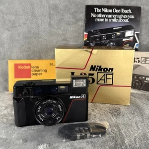 Nikon L35 AF Pikaichi 35mm Film Camera Point & Shoot From JAPAN Tested With Box - Picture 1 of 19