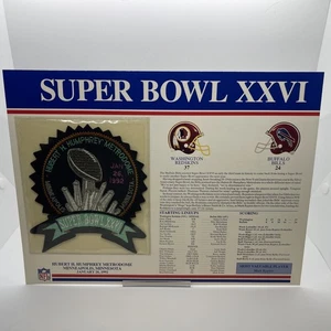 WILLABEE & WARD NFL SUPER BOWL XXVI Redskins Vs Bills - Imagen 1 de 4