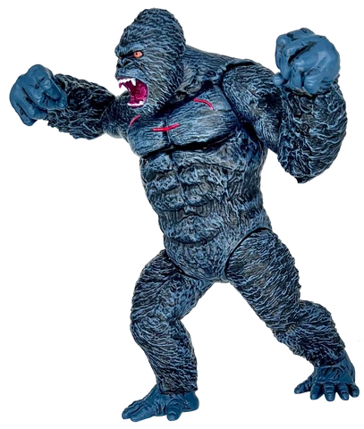Brand New Giant King Kong 11” Godzilla Toy Attack Fight Gorilla Ape Figure Cover