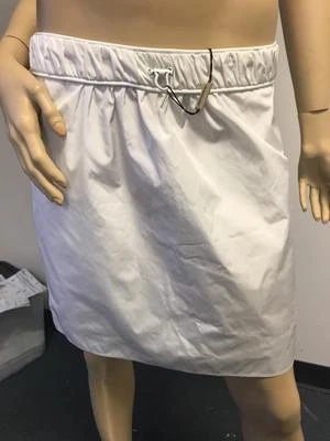 Burberry Auténtica Falda Tenis BLANCA Forrada Poliéster NUEVA Cremallera Corta Elástica  Foto 1 de 4
