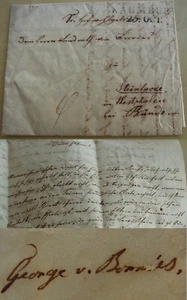 Georg von BORRIES sen. (1811-1870): Brief Landesschule PFORTA 1831 an Eltern - Bild 1 von 10