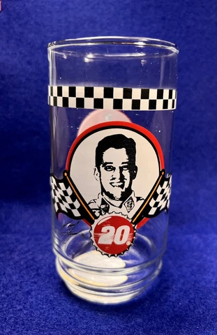 NASCAR Coke Coca Cola 16oz Glass #20 Tony Stewart Collectible New Unused Cover