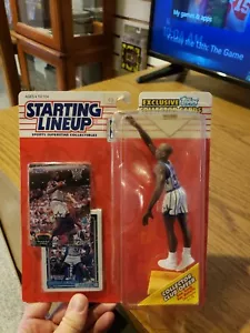 1993 Shaquille O'Neal Starting Lineup Orlando Magic W/ 2 Topps Rookie Shaq Card - Picture 1 of 3
