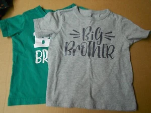 Children's Place 2T/Unordinary Toddler Boys 18M Short Sleeve T-Shirt Big Brother - Picture 1 of 3