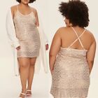 Forever 21 Plus Size Sequin Cami Dress spaghetti strap-0X/12
