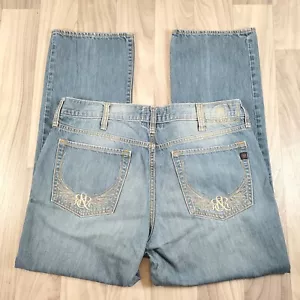 Rock & Republic Neil Mens 36x30 (Actual 28" inseam ) Denim Blue Jeans - Picture 1 of 12