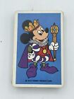 KING MICKEY MOUSE Vintage Walt Disney cartes à jouer scellées Jokers loufoques 52 EUC !
