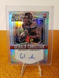 2015 Panini Prizm Draft Picks Autographs Prizms #187 Gerald Christian - Picture 1 of 2