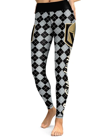 Vegas Golden Knights Leggings Small-XXL (0-14) Hockey Ice Fan Women Gift Game Cover