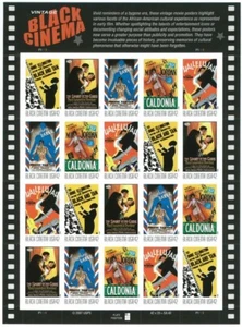 US (2007) Vintage Black Cinema Mint Sheet + USPS Cancellation Sheet-FREE SHIP - Picture 1 of 2