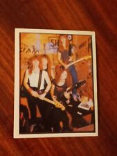 1984 ROCK STAMP ANVIL GROUP BAND MUSIC STARS CARD STICKER