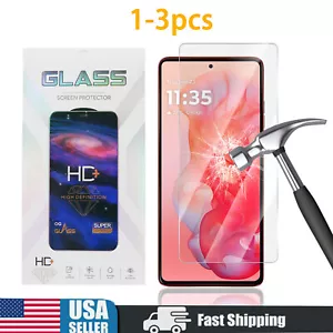 1-3X Tempered Glass Screen Protector for Motorola Moto G Stylus 5G 2024 6.7inch - Picture 1 of 23