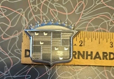 2000's? Cadillac Deville Seville Catera? Trunk Deck Lid Emblem OEM 25676910 - Image 1 of 4