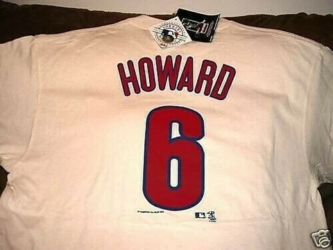PHILADELPHIA PHILLIES RYAN HOWARD JERSEY STYLE SHIRT SIZE XXL ULTRA RARE NWT Cover