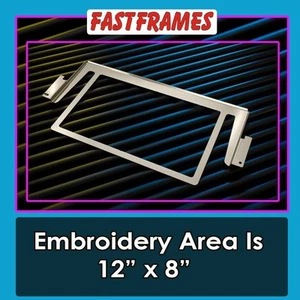 Fast Frames 12" x 8" Standalone Bag Embroidery Hoop Brother PR 6 & 10 Needle - Picture 1 of 2