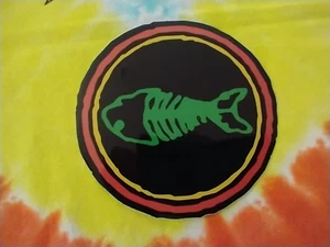 Pegatina de 4 pulgadas con logotipo de espina de pescado - Imagen 1 de 2