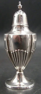 Antigo 1907 Sheffield Spice Shaker *Para Sua Barra* Prata Esterlina... - Imagem 1 de 4