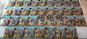 Vintage Star Trek Playmates Figuren Lot 34 Brandneu Versiegelt Sehr guter Zustand +/Ex Auf Karte - Bild 1 von 20