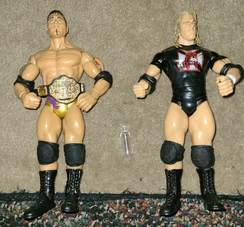 WWE Action Figures Adrenaline Series 12 BATISTA & TRIPLE H Jakks W/ Belt *SHOP Cover