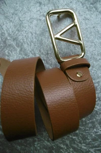 Gürtel Vanzetti? dickes Leder VERA PELLE MADE IN ITALY Gr 85 Farbe hellbraun - Bild 1 von 12