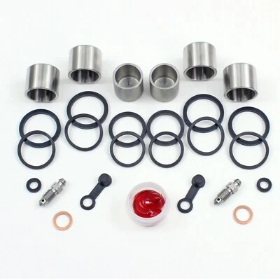 Brake Caliper Seal & SS Piston Kit for 2000 - 2001 Kawasaki NINJA ZX 9R Front - Image 1 of 3