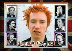 Johnny Rotten  -  ORIGINAL A4 PHOTO PRINT MEMORABILIA - Imagen 1 de 4