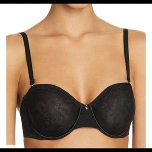 NWT! Le Myeste’re black lace strapless bra 32C - Picture 1 of 7