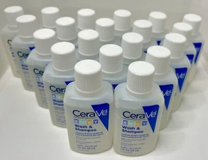 Cerave Baby Wash & Shampoo Travel Size (1 fl oz) Lot of 20 - Picture 1 of 5