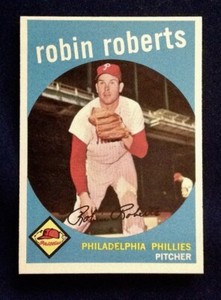 1959 Topps Baseball #352 Robin Roberts Phillies NM-MT Free Shipping