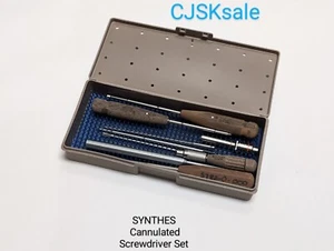 SYNTHES Cannulated Screwdriver Set (USED). - Picture 1 of 20