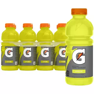 Gatorade Thirst Quencher Natural, Lemon Lime Sports Drink, 20 Fl Oz Bottles, 8 P - Picture 1 of 11