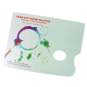Disposable Paper Palette 30 Sheets For Gouache Oil Painting - Picture 1 of 12