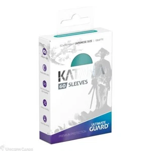 Ultimate Guard - Katana Japanese Size Sleeves - Turquoise (60pk) :: YuGiOh! Size