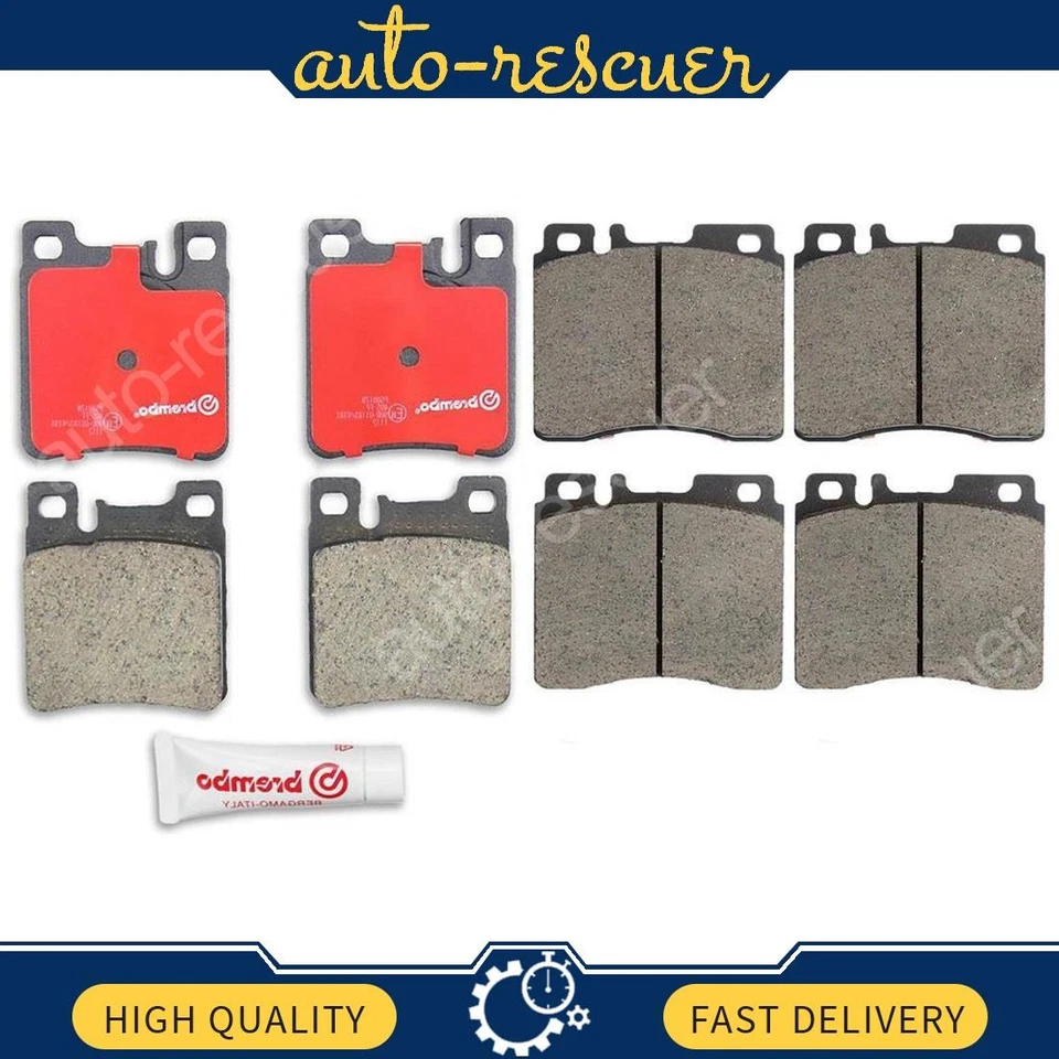 Juego de 2 pastillas de freno de disco delanteras traseras Brembo para Mercedes-Benz 300SD 1992-1993 Foto 1 de 4