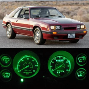 Dash Gauge Cluster LED Dashboard Bulbs Kit 2000K Green For 79-86 Ford Mustang - Picture 1 of 3