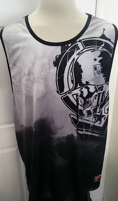 Nova Regata Masculina 5XL Grande e Alta Metal Mulisha Gráfica Sem Mangas Jersey - Imagem 1 de 4