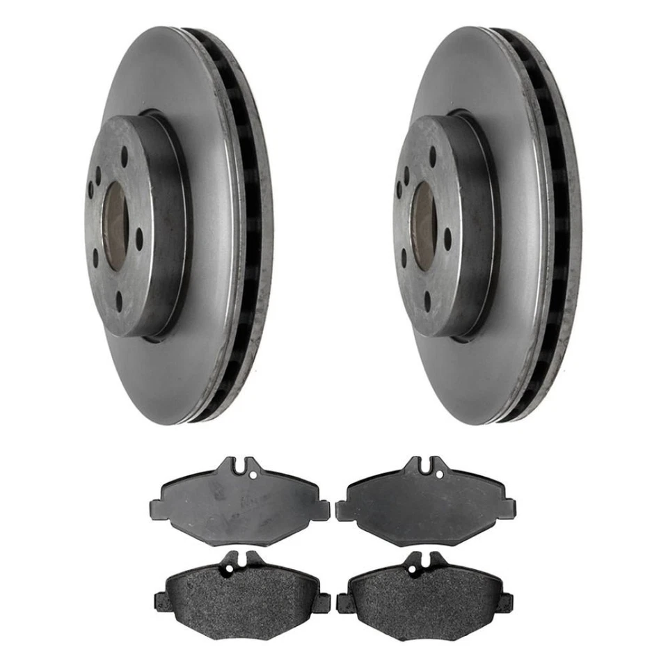 For Mercedes-Benz E320 03-09 ACDelco Gold Front Brake Kit w Semi-Metallic Pads Foto 1 de 4