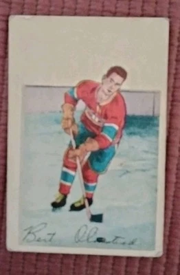 1952-53 Parkhurst - Bert Olmstead #93 - Image 1 of 2