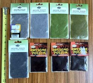 8 Packs Awesome Possum Dubbing, Fly Tying, NR - Picture 1 of 1