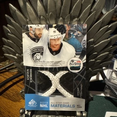 19-20 SP Juego Usado All Star Game Materials Cable de Red ASNCSS Steve Stamkos # a 35 Foto 1 de 3