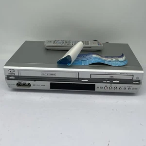 JVC HR-XVC27U DVD / VCR VHS Combo Player W/ Remote *TESTED WORKING - Picture 1 of 7