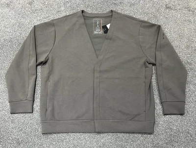 Men’s Nike 24.7 Impossibly Soft Cardigan - HQ6948-289 - Brown - Medium- RRP £105 - Image 1 of 4