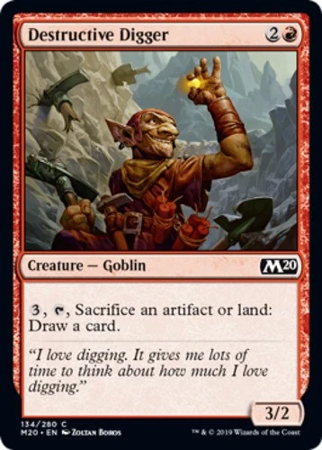 x1 Destructive Digger - Core Set 2020 (M20) - NM - MTG - Image 1 of 1