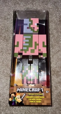 Figura de acción Minecraft Zombie Pigman 8-3/4" 2018 Mattel Posable coleccionable Foto 1 de 4