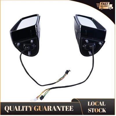 Black Rear View Side Mirror Assembly For 2005-2011 Mercedes Benz W164 X164 ML GL Foto 1 de 4