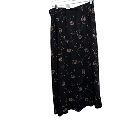 Юбка женская Jones New York шелковая с цветочным рисунком с длинным принтом на молнии повседневная легкая - Изображение 1 из 4