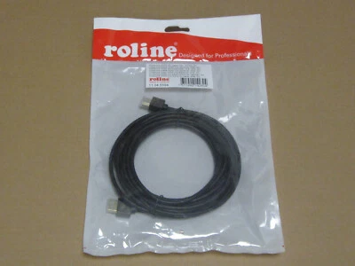 5m HDMI High Speed Kabel mit Ethernet roline 11.04.5594 Stecker/Stecker - Bild 1 von 2