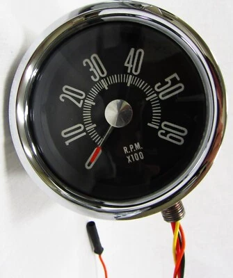 Mopar Dodge Plymouth Console Tach Tachometer Vacuum Gauge hardware HEMI 440 NOS - Image 1 of 4
