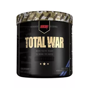 REDCON1 TOTAL WAR PRE-WORKOUT STIM CAFFEINE ENERGY FOCUS 426G BLUE LEMONADE - Picture 1 of 1